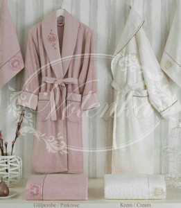 ست حوله عروس و داماد طرح love
