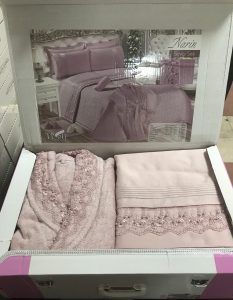 ست روتختی و حوله عروس داماد