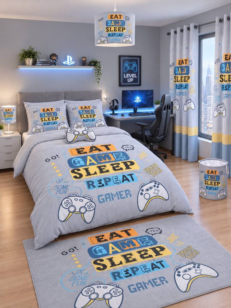 روتختی و اکسسوری گیمینگ نوجوان Eat Game Sleep Repeat